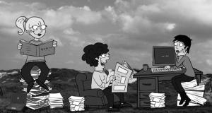 Illustration für die Bücherfrauen
